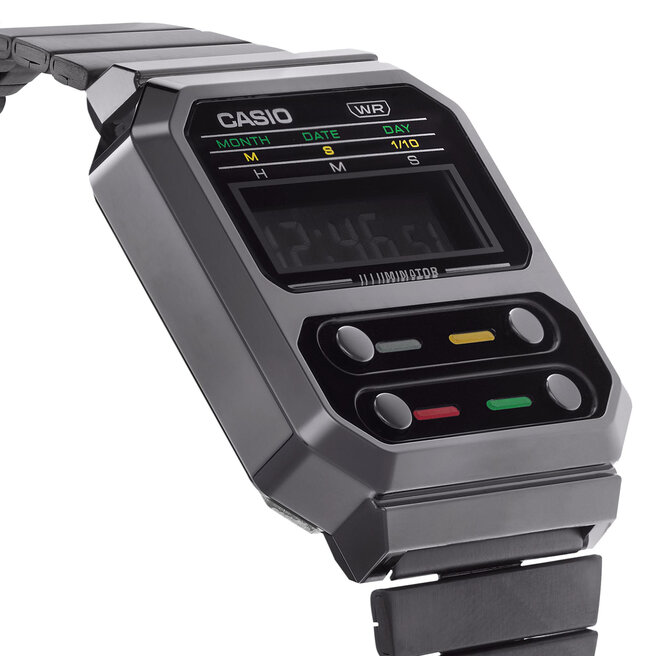 Laikrodis Casio Vintage A100WEGG-1AEF Grey • Www.eavalyne.lt