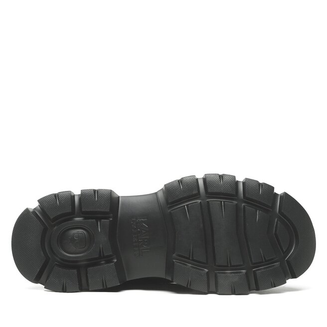 KARL LAGERFELD Polokozačky KARL LAGERFELD KL43520 Black Lthr/Mono