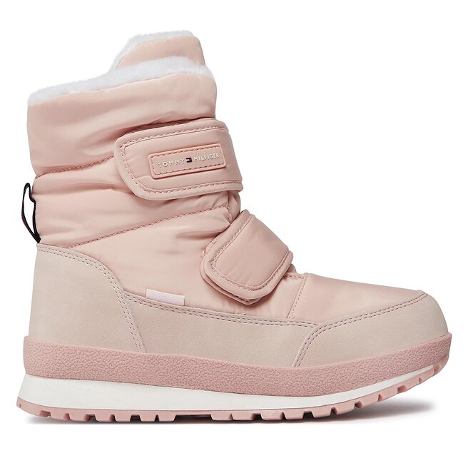 Kozaki Tommy Hilfiger - S Różowy