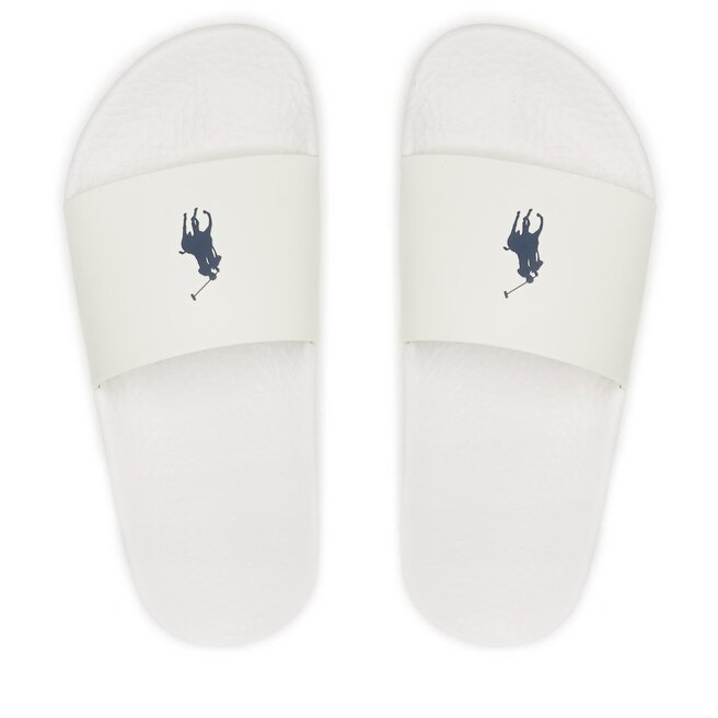 Polo Ralph Lauren Ciabatte Polo Ralph Lauren Polo Slide 809892945007 Deckwash White/Navy Pp