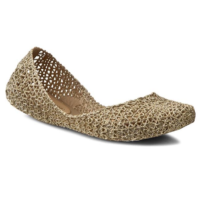 Μπαλαρίνες Melissa Campana Papel VII Ad 31512 Gold Glitter 50712