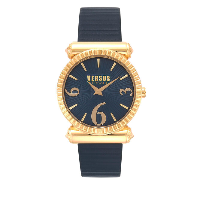 Versus Versace Ρολόι Versus Versace Republique VSP1V0419 Navy/Gold