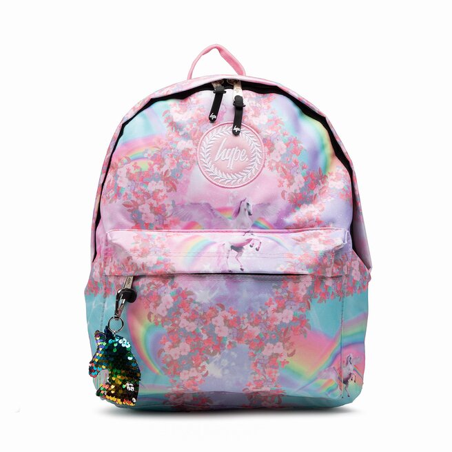 Rucsac HYPE Holographic Rainbow Crest Backpack YVLR-645 Pink