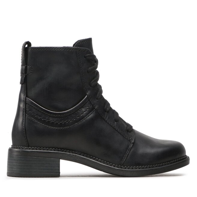 Tronchetti Clarks Maye Step 261683954 Black Leather escarpe