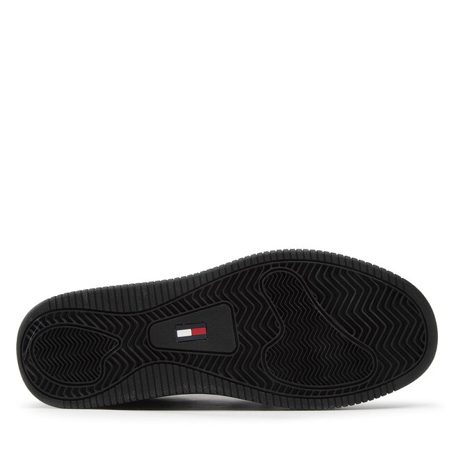 Tommy Jeans Sneakersy Tommy Jeans Retro Basket EM0EM00955 Triple Black 0GK