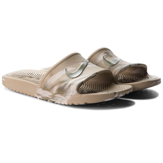 Klapki Nike Kawa Shower Marble AQ0106 200 Khaki Medium Olive