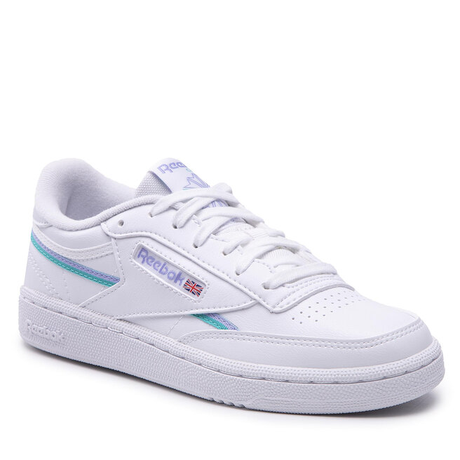 Pantofi Reebok Club C 85 Vegan GY9733 Ftwwht/Lilglw/Clatea