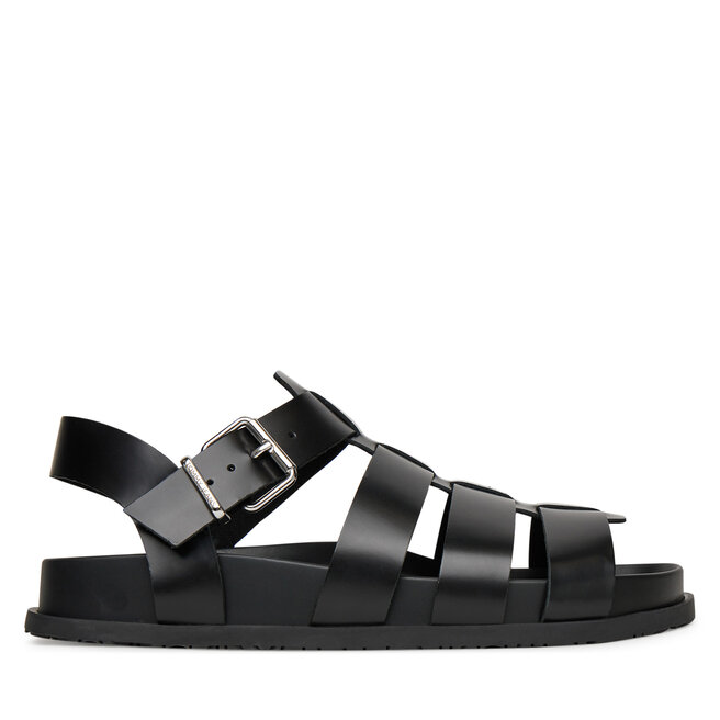 Sandały Tommy Jeans Tjw Fisherman Patent Sandal - Czarny