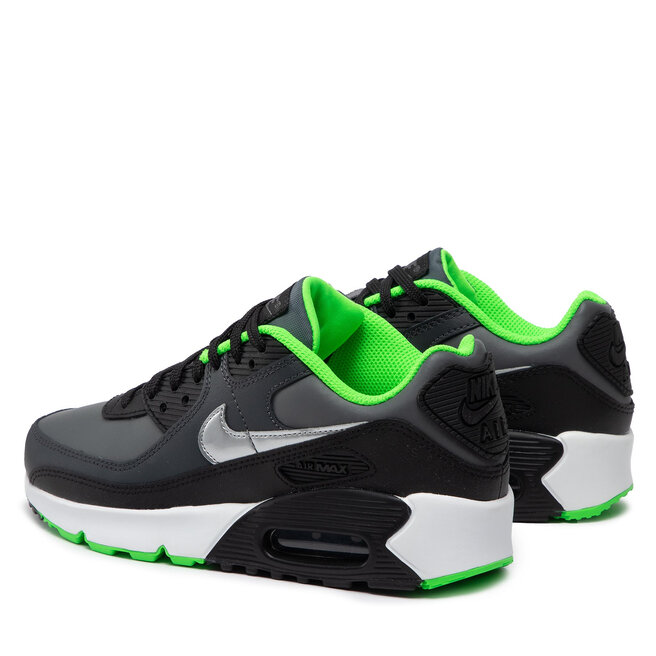 Nike Pantofi Nike Air Max 90 Ltr (GS) CD6864 016 Black/Chrome/Dk Smoke Grey