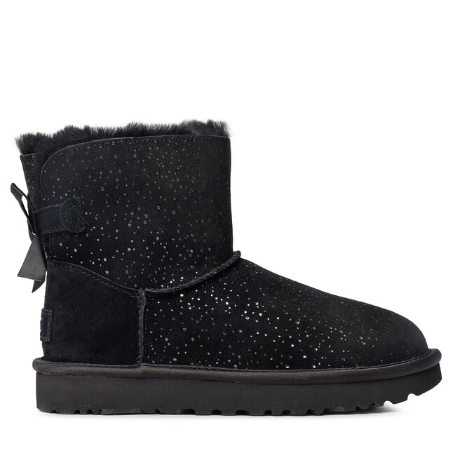 Ugg Pantofi Ugg W Mini Bailey Bow Metallic Spots 1134135 Blk