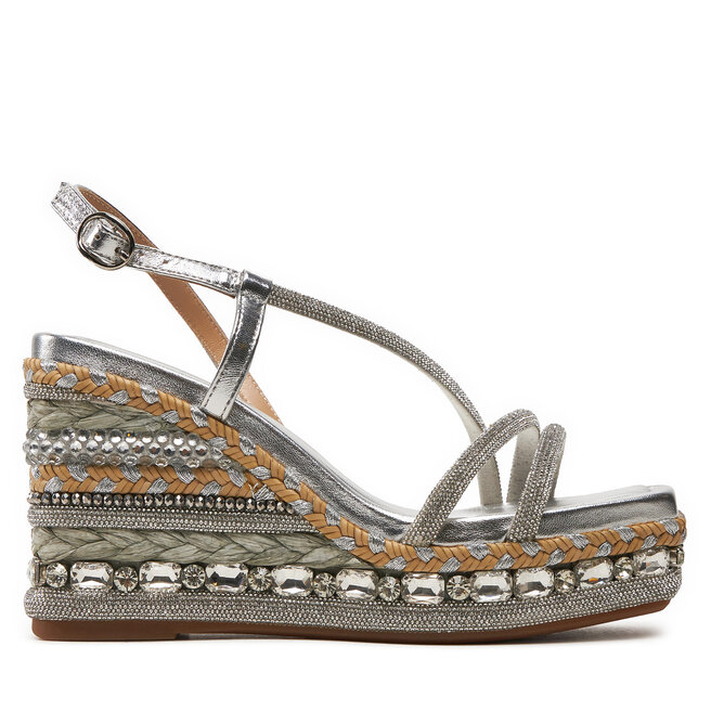 Espadryle Alma En Pena - Srebrny