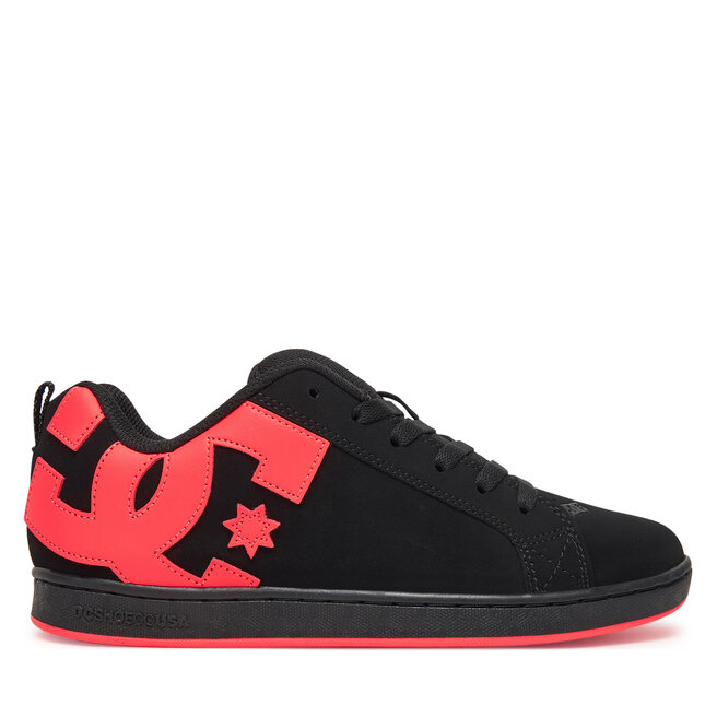 Sneakersy DC Shoes COURT GRAFFIK 300678-BHP Czarny - kobiece