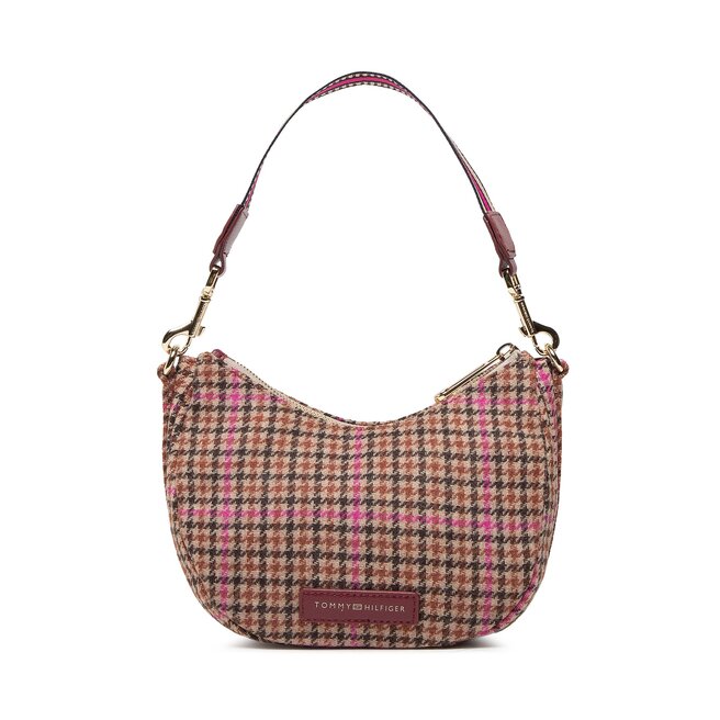 Tommy Hilfiger Táska Tommy Hilfiger Tommy Life Shoulder Bag Check AW0AW13137 ABR