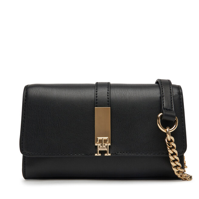 Torebka Tommy Hilfiger Th Heritage Mini Crossover Chain - Czarny