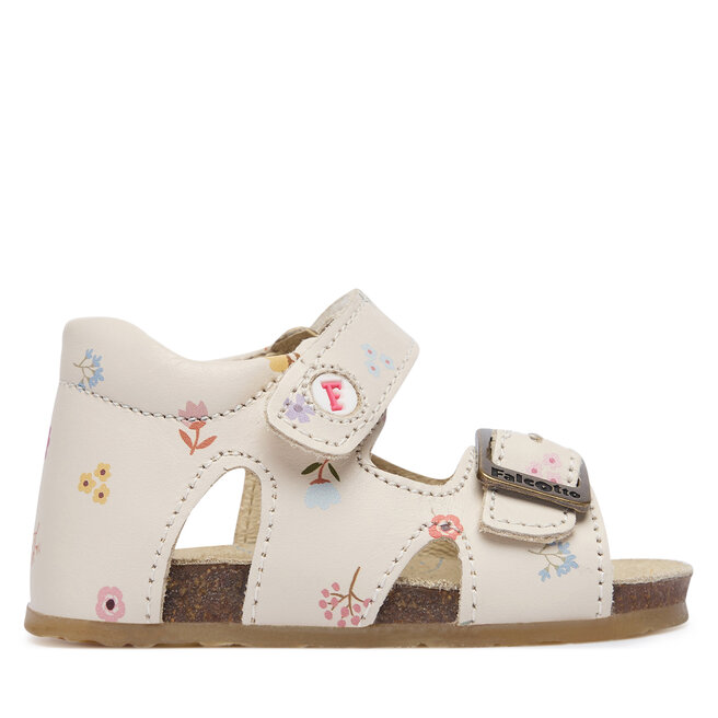 Sandały Falcotto Falcotto By Naturino Bea 1500737-L6 Kremowy - dziewczęce