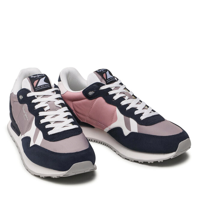 Pepe Jeans Sneakersy Pepe Jeans Britt Man Divided PMS30807 Blue/Black 996
