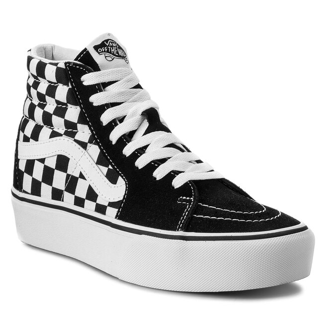 Sneakers Vans Sk8-Hi Platform 2 VN0A3TKNQXH Checkboard/True White Checkboard/True imagine noua