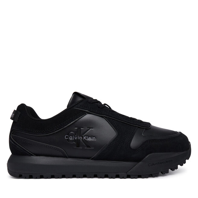 Sneakersy Calvin Klein Toothy Runner Irregular Lines YM0YM01461 Czarny
