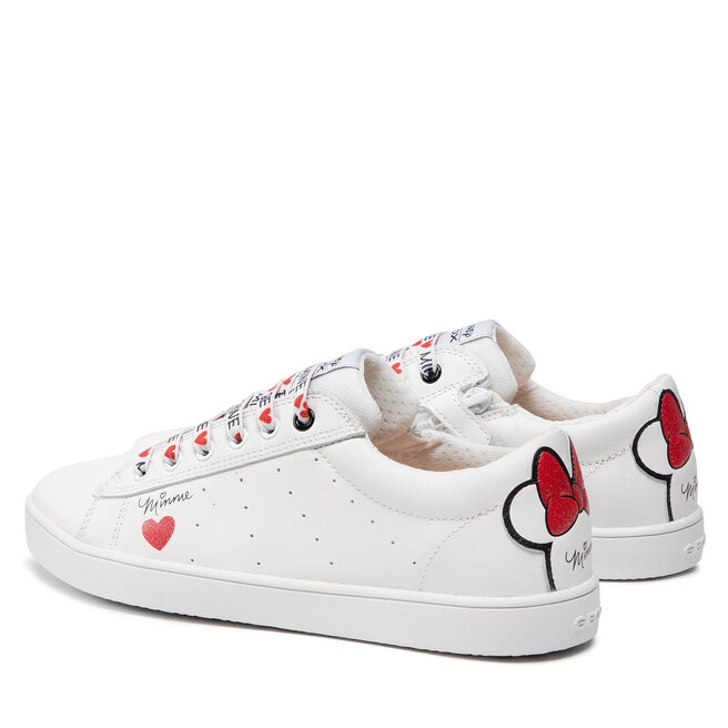 Geox Sneakers Geox J Kathe G. F J25EUF-00085 C0050 S White/Red