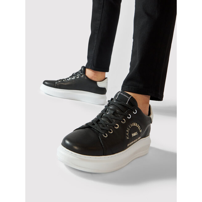 KARL LAGERFELD Sportcipő KARL LAGERFELD KL52539 000 Black Lthr