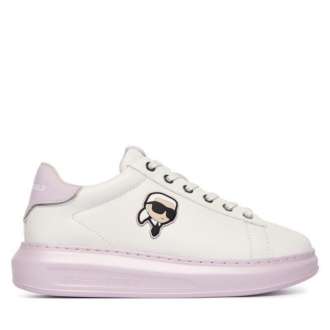 Sneakersy KARL LAGERFELD Kapri KL62530P Biały - kobiece