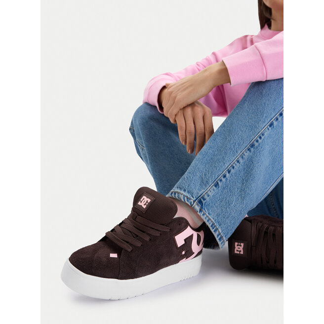 Sneakersy DC Shoes CEO-COURT GRAFFIK PLATFORM DC02422210 Brązowy - kobiece
