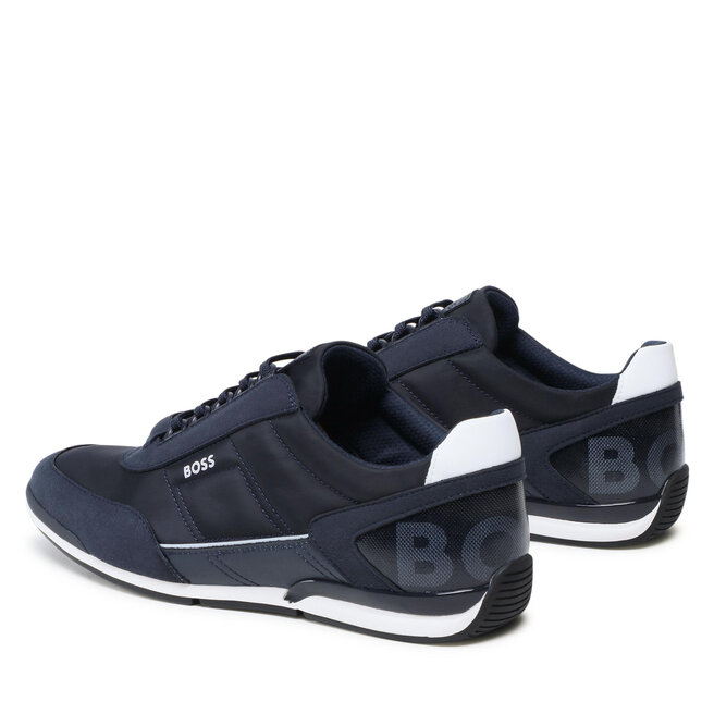 BOSS Men's Sneakers Saturn_Lowp_lux4 A 401 DARK BLUE