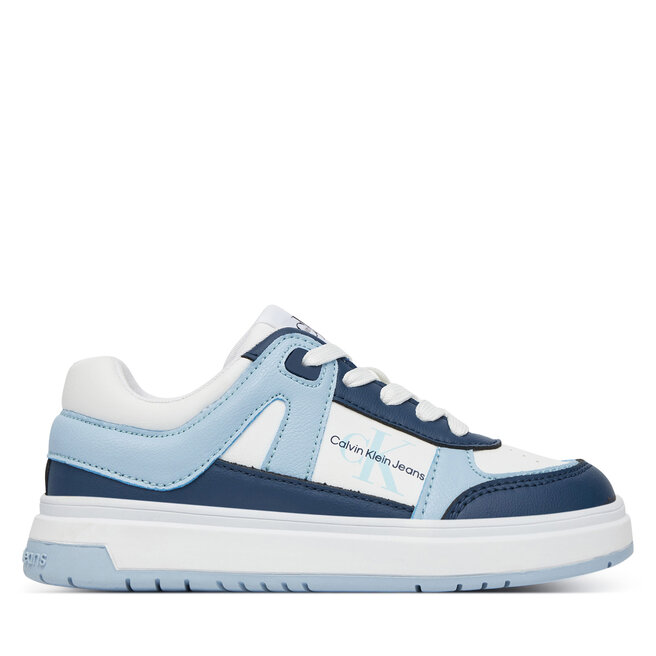 Sneakersy Calvin Klein Jeans Low Cut Lace-Up Sneaker - M Niebieski