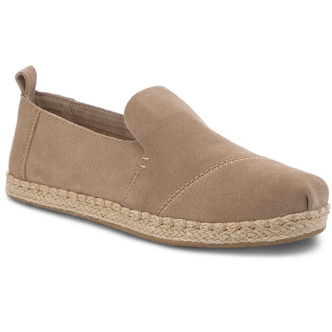 Desert taupe suede women's deconstructed alpargatas store
