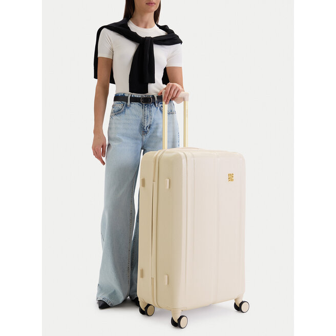 Walizka duża Nine West CEO-NW-L-004-09 PINK Écru -