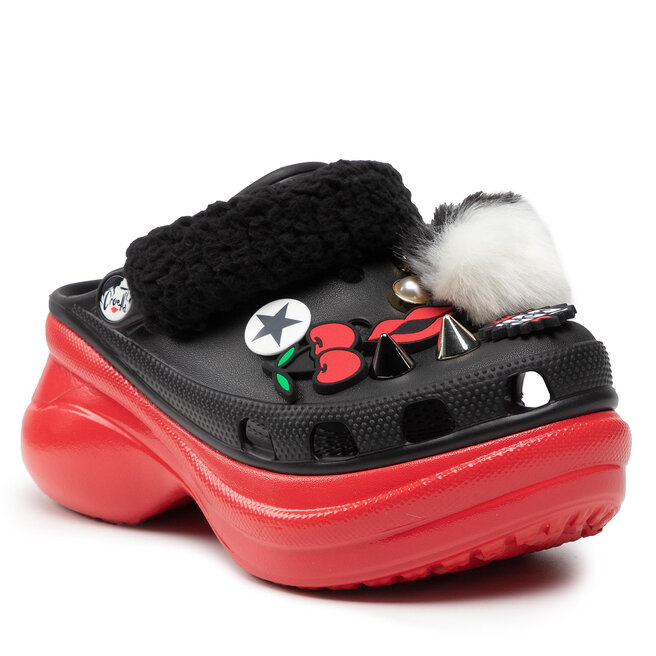 Šlepetės Crocs Classic Cruella Beaw 207400 Black/Red • Eavalyne.lt