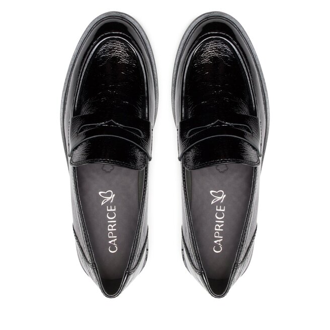 Caprice Loaferek Caprice 9-24206-41 Black Naplak 017