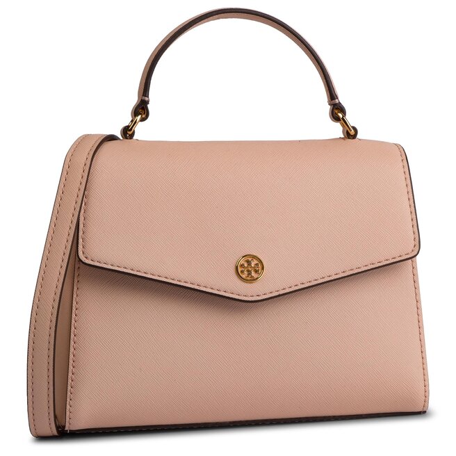 Handtasche Tory Burch Robinson Small TopHandle Satchel 49686 Pale