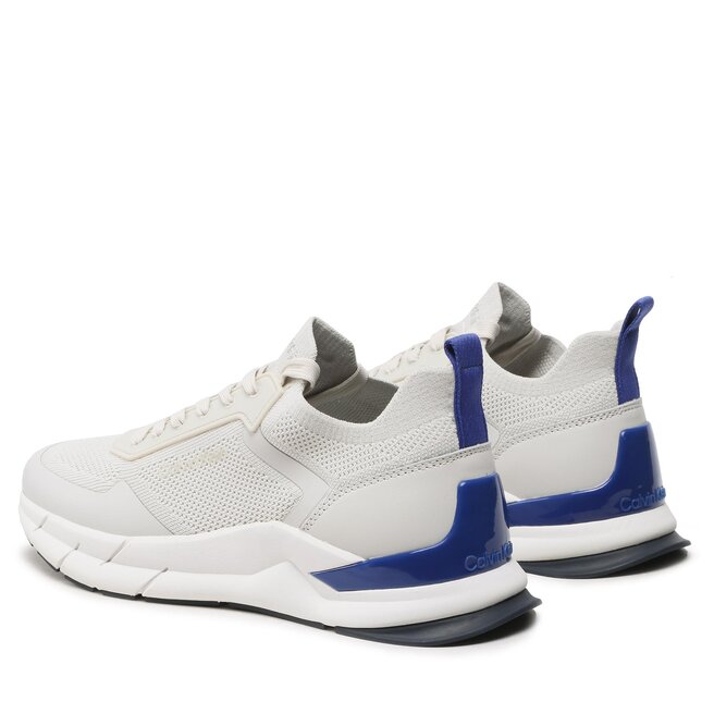 Calvin Klein Сникърси Calvin Klein Low Top Lace Up Mix HM0HM00918 Light Grey/Ultra Blue 0IM