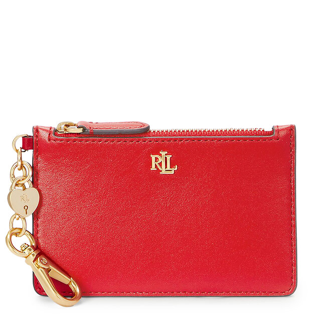 Etui na karty kredytowe LAUREN RALPH LAUREN - Czerwony