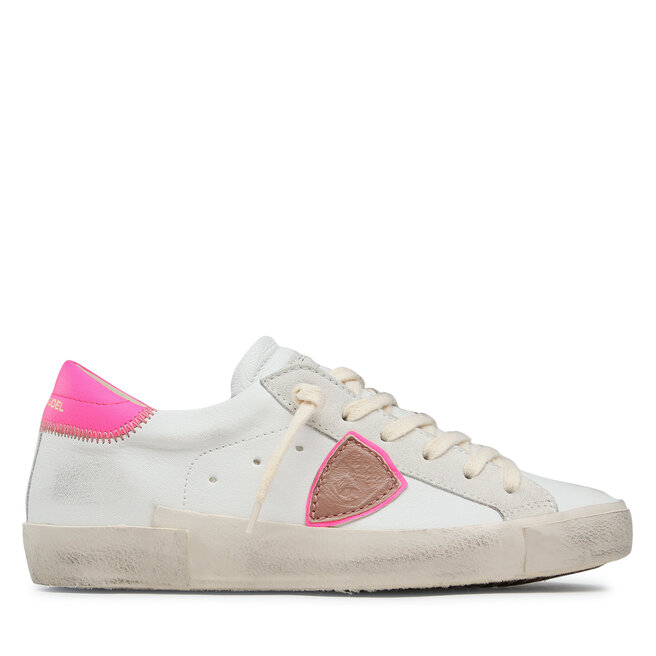 Philippe Model Sneakers Philippe Model Prsx Low Woman PRLD WNN3 Blanc/Fucsia