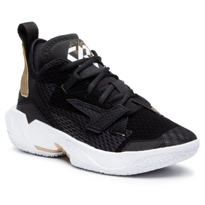 Nike Pantofi Nike Jordan Why Not Zero.4 (GS) CQ9430 001 Black/White/Metallic Gold