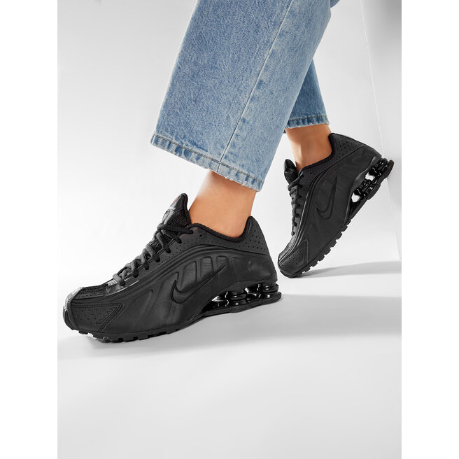 Sneakersy Nike Shox R4 AR3565 004 Czarny - kobiece