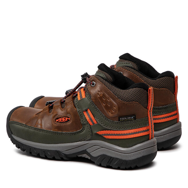 Keen Туристически Keen Targhee Mid Wp 1026299 Dark Earth/Forest Night
