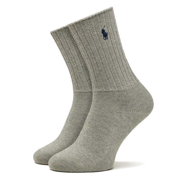 Skarpety wysokie damskie Polo Ralph Lauren - Szary