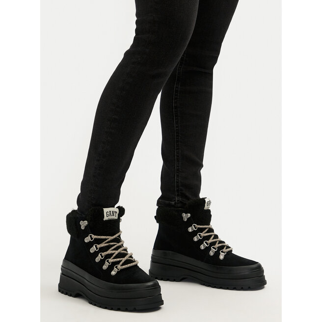 Trapery Gant Wintly 29543794 Czarny - kobiece