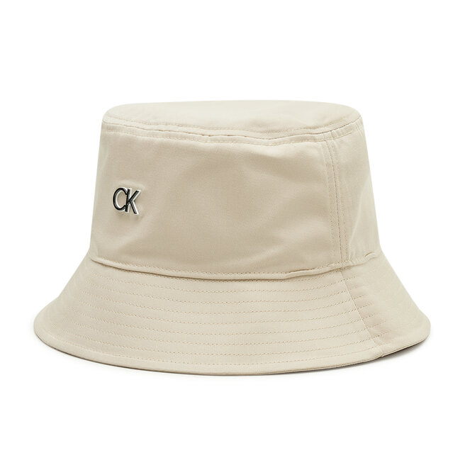 Calvin Klein Klobouk Calvin Klein Outlined Bucket K50K508253 Stony Beige ACE
