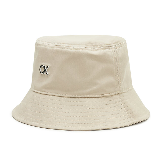 Pălărie Calvin Klein Outlined Bucket K50K508253 Stony Beige ACE Ace imagine noua