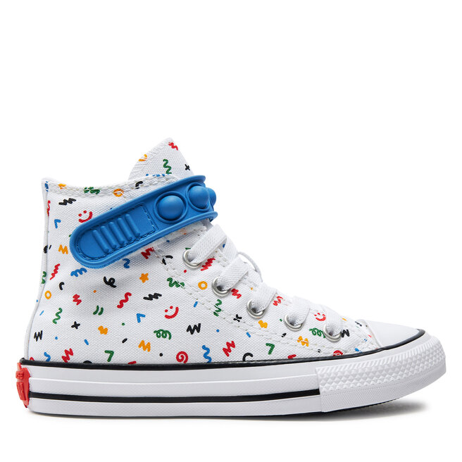 Sneakers Converse Chuck Taylor All Star Easy On Doodles A06316C White/Blue Slushy/White