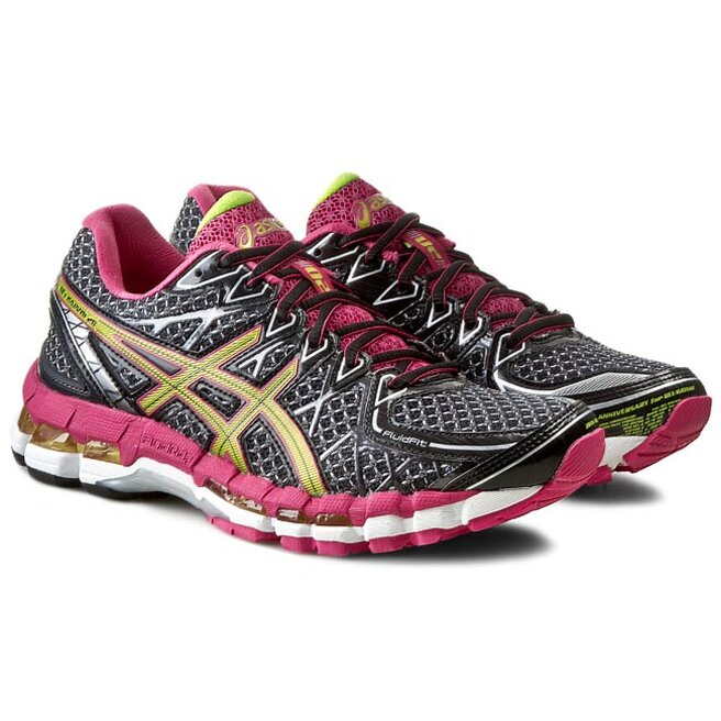 Asics gel-kayano online 20 w black/lime/raspberry