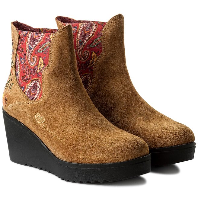 Bottines desigual marron sales