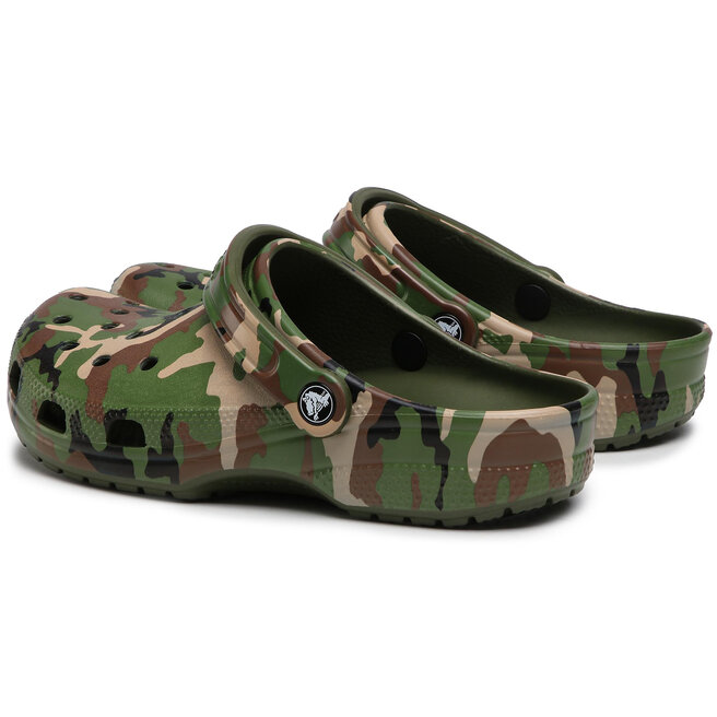 Crocs Ciabatte Crocs Classic Printed Camo Clog 206454 Army Green/Multi
