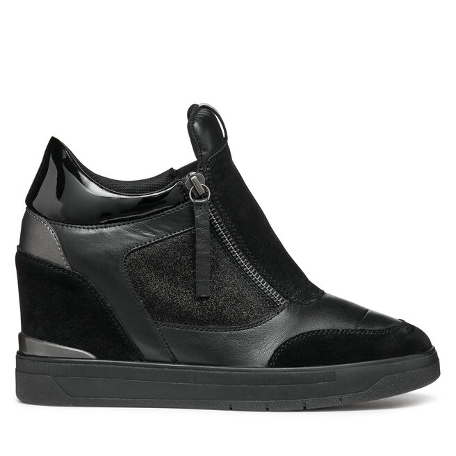 Sneakersy Geox D Maurica D35PRA 085TC - Czarny