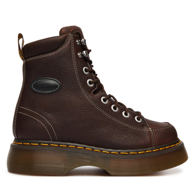 Trzewiki Dr. Martens Buzz 8-Eye DM42033200 Brązowy ciemny