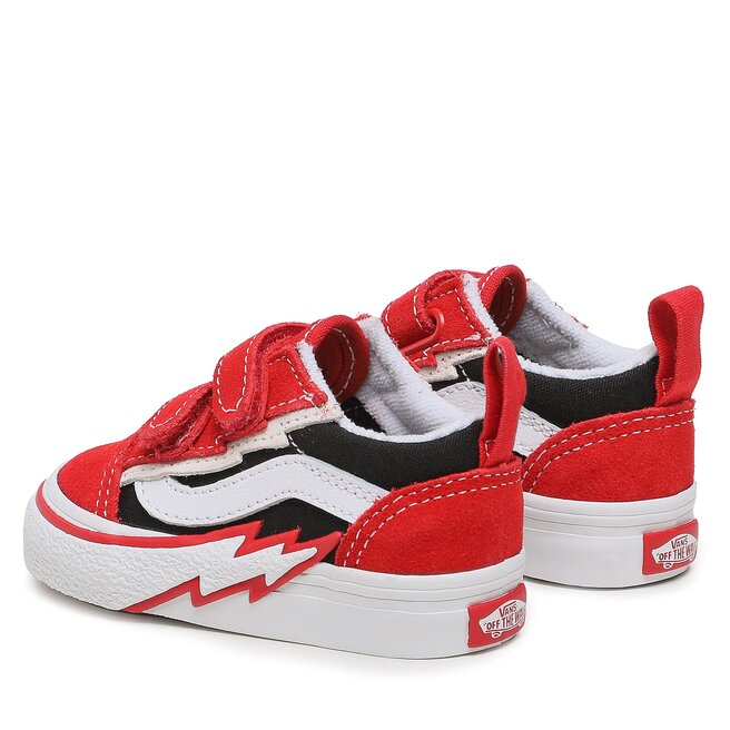 Vans old sales skool v red
